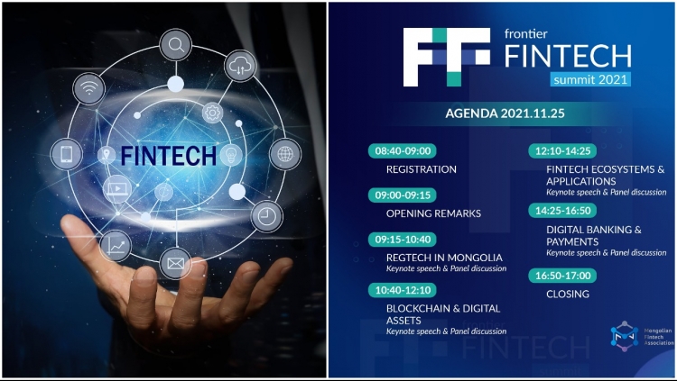 Финтек салбарын ХАМГИЙН ТОМ арга хэмжээ "FRONTIER FINTECH SUMMIT 2021" зохиогдоно