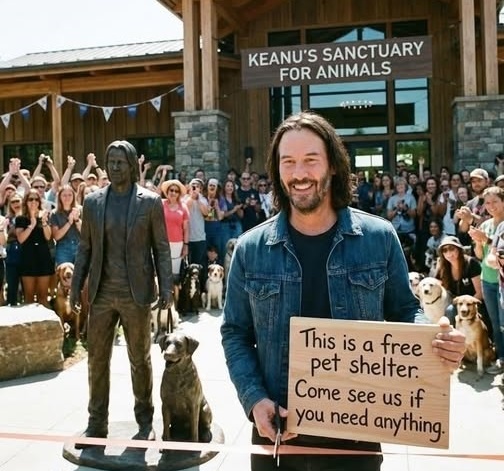 Киану Ривз нохой, муурыг асрамжлах хамгийн том байр байгууллаа