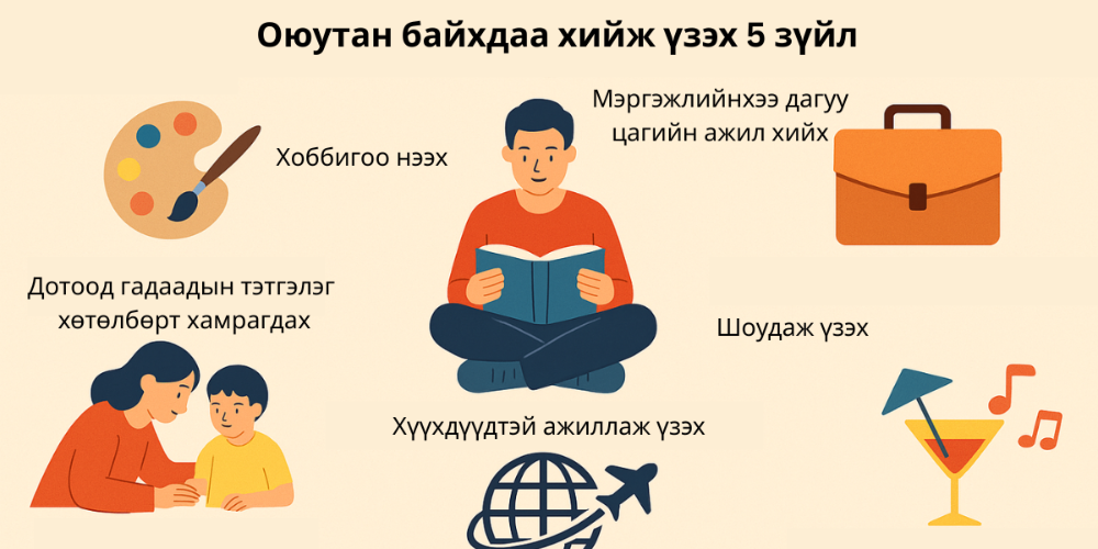 Оюутан байхдаа хийж үзэх ёстой 5 зүйл