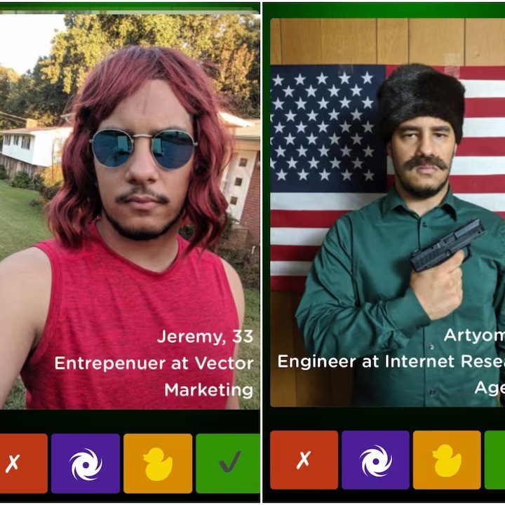 Нэгэн эр зөвхөн өөрийгөө л санал болгодог болзооны апп бүтээжээ